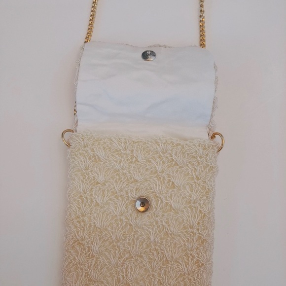 Gorgeous Vintage Beaded Pearled Evening Bag 1950 - Picture 3 of 5